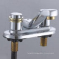 Brass or Zinc Valve Cartridge Double Handle Kitchen Faucet